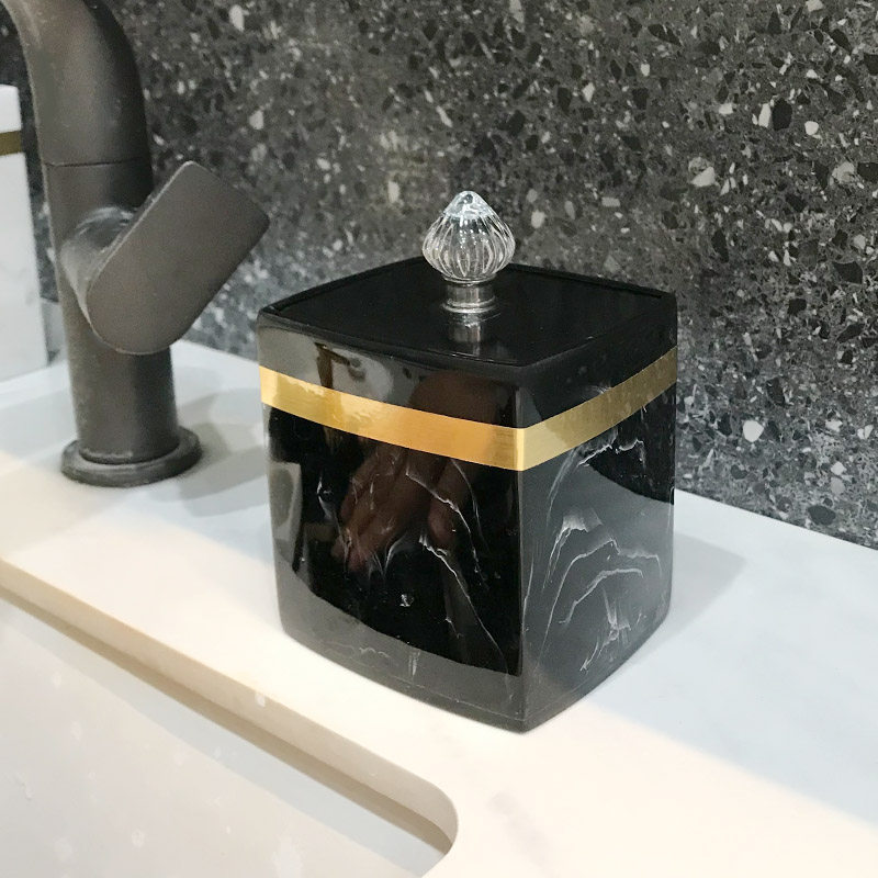 简约电动牙刷架底座创意浴室大理石纹理卫浴洗漱套装漱口杯牙具