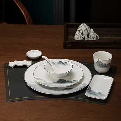 千鸿祥陶瓷金边酒店餐具工厂直销