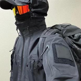 5色台州军鸟Leaf alpha Gen2硬壳压胶迷彩冲锋衣防水战术机能外套