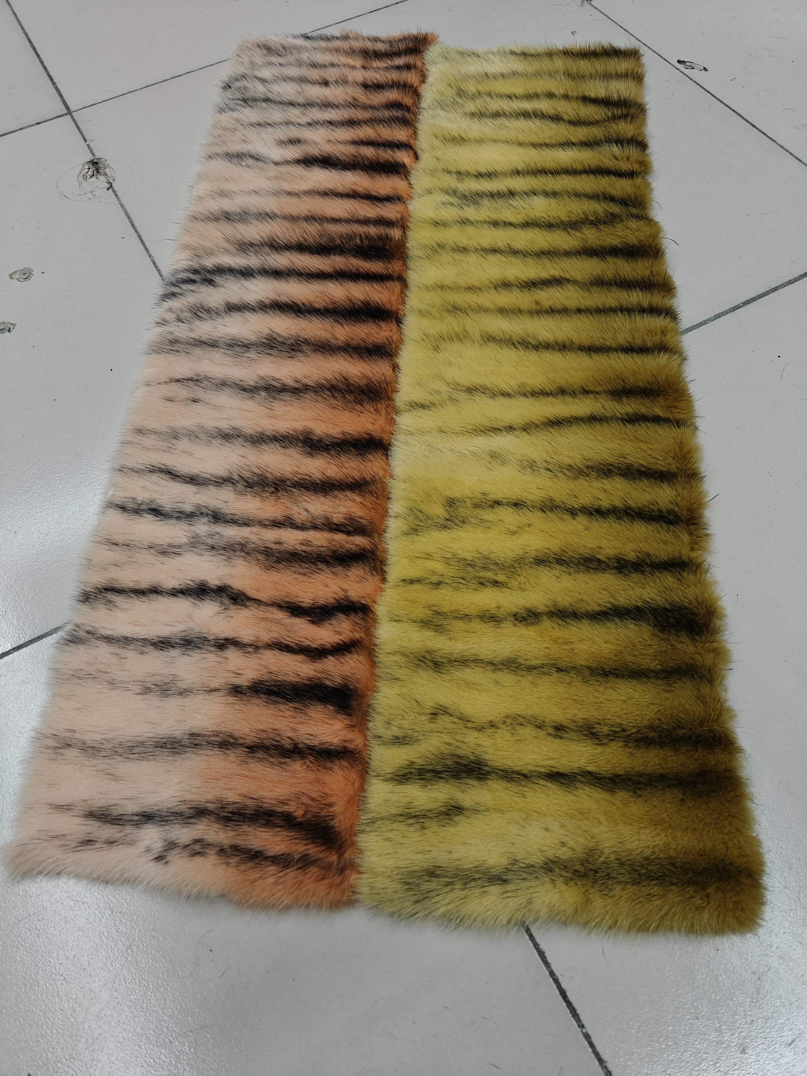 高奢进口十字貂水貂皮草尾巴毛加厚褥子毯子方块皮料面料原料DIY