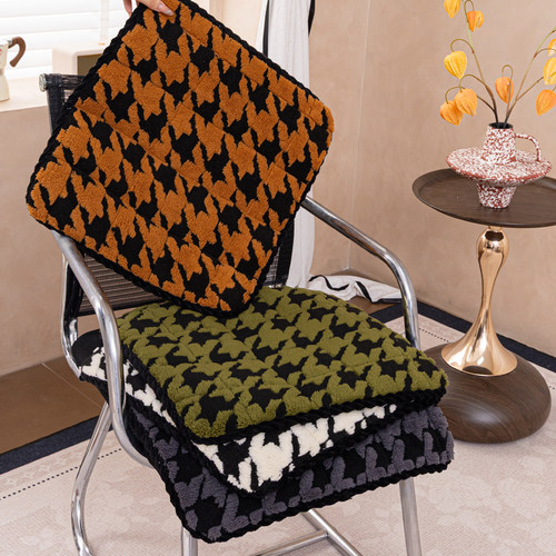 2025新款毛绒加厚坐垫餐椅垫