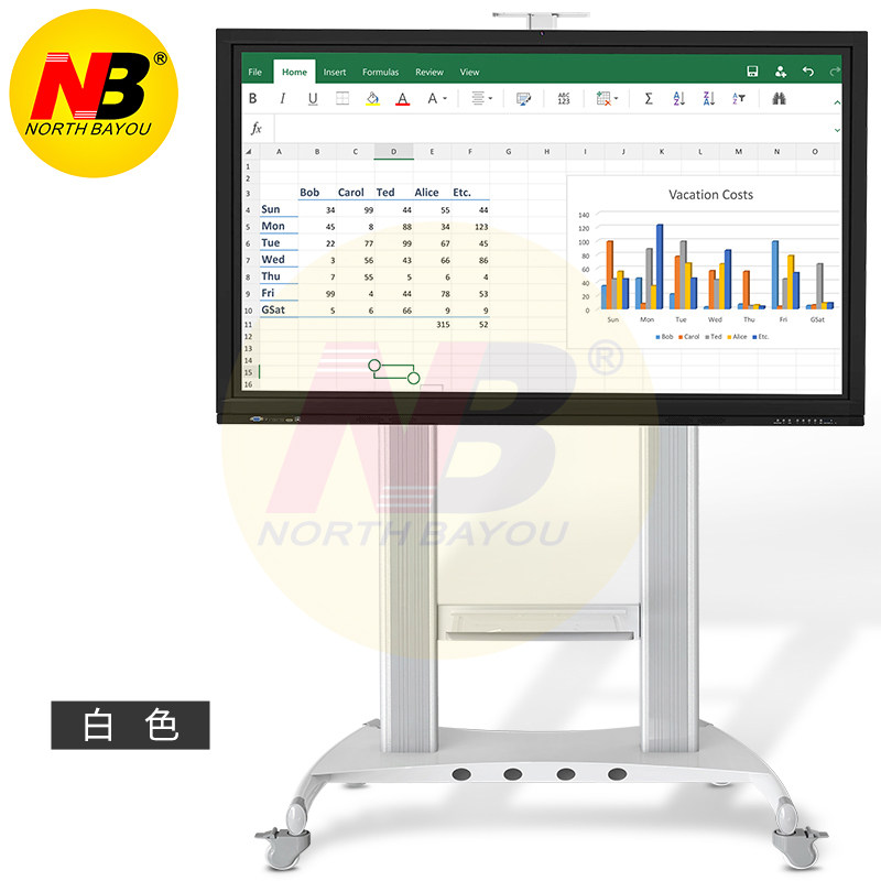 NB AVT1800-100-1p liquid crystal television Video Conferencing garden cart touch screen to ground Bracket 60-100 inchin the Large household appliances , Large appliance parts , TV Accessories , TV Stand  category - from Buy2taobao.com to provide professional Taobao agent buy service