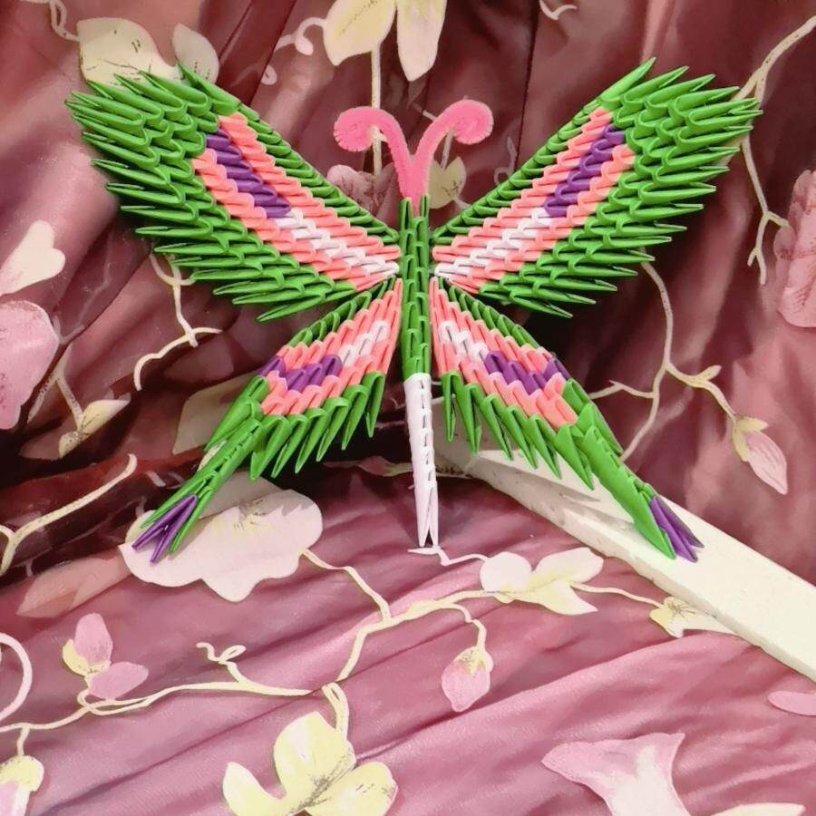 三角插/手工折纸/手工DIY/手工材料包/成品/风筝蝴蝶