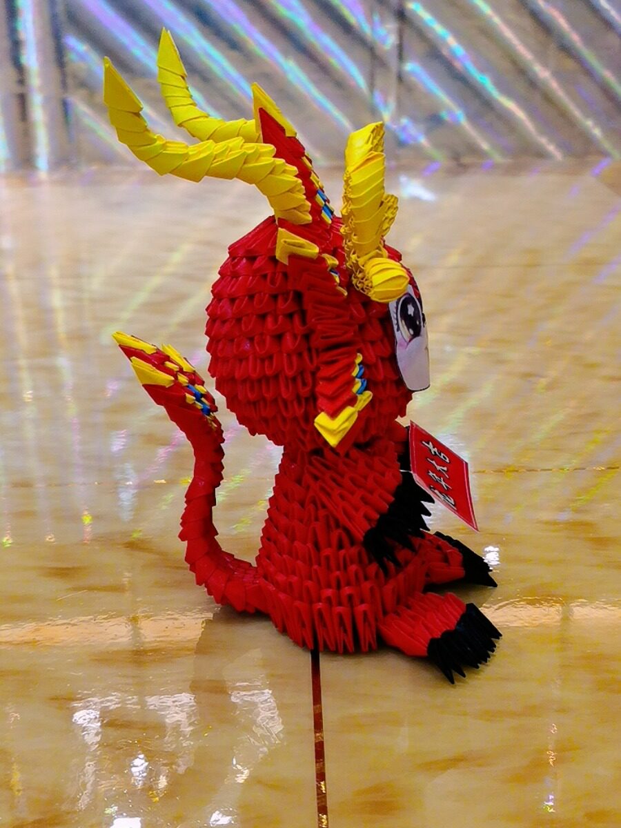 三角插/手工折纸/手工diy/手工材料包/成品/龙宝宝