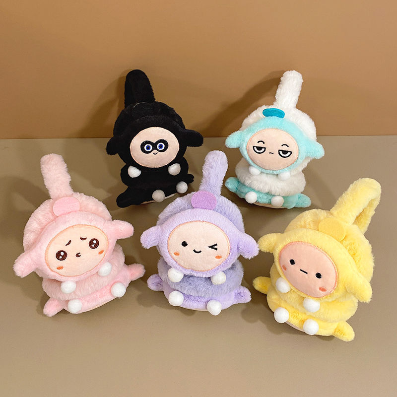 蛋仔耳罩儿童卡通毛绒新款保暖冬季耳护耳套耳暖耳捂男女学生宝宝