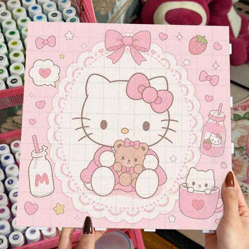 彩色104钉画线板耐高温长钉拼豆