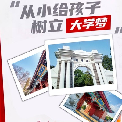 激励学习励志理想大学中国挂图中考激励初中生激励名校目标墙贴