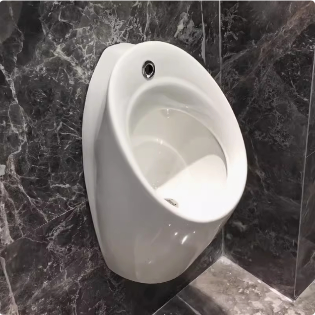 陶越新小便器带感应一体式尿斗