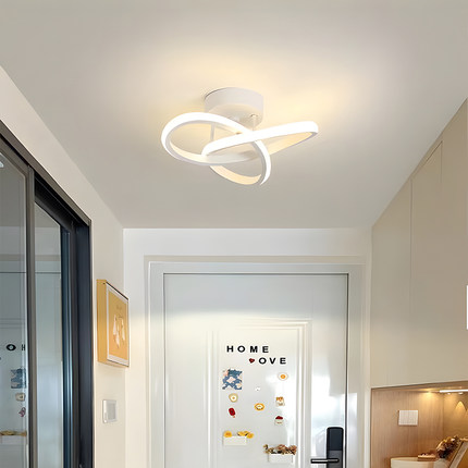 走廊过道灯网红爆款简约现代高档led吸顶阳台灯衣帽间入户玄关灯