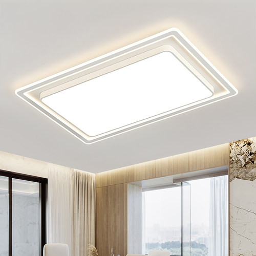 客厅吸顶灯2025新款超薄LED现代简约大气房间卧室大厅灯中山灯具