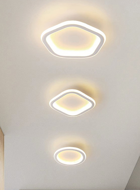 北欧走廊过道灯玄关入户灯具简约现代创意衣帽间灯阳台灯小吸顶灯