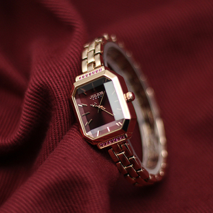 钢带时尚 聚利时手表女款 时尚 韩版 OL气质方形小表盘防水女表 正品