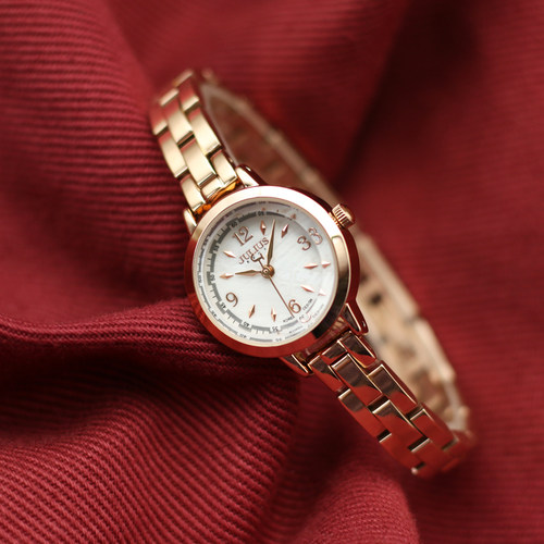 聚利时女士小表盘时尚轻奢手表