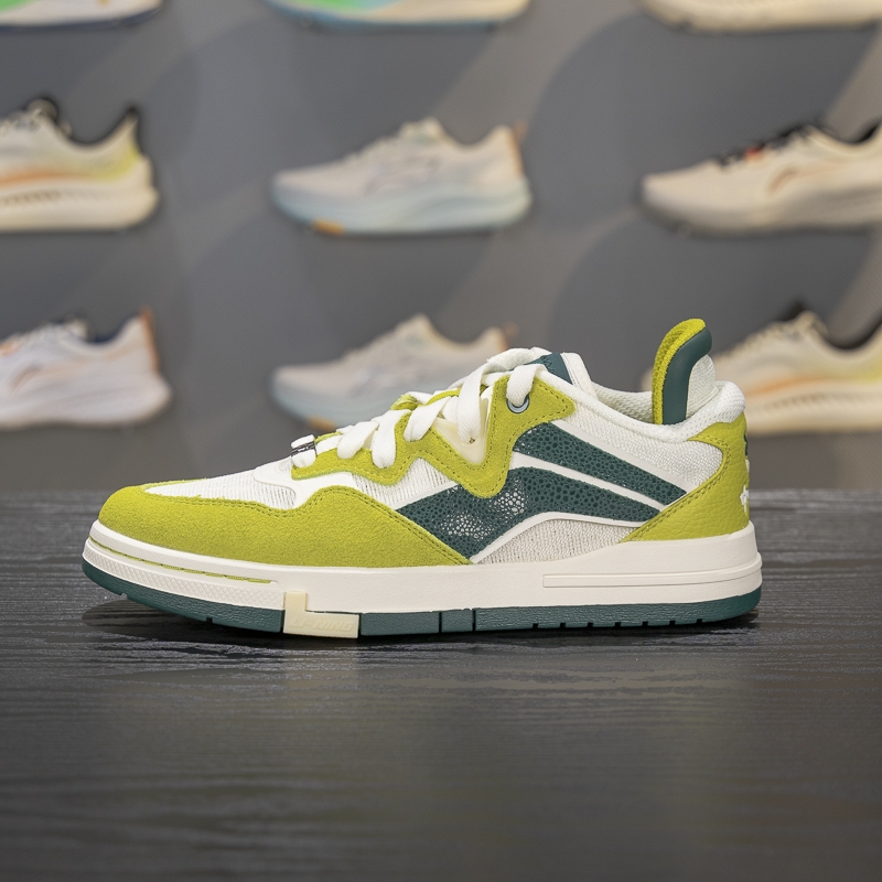 李宁系带男女通用低帮滑板文化鞋