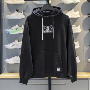 X英雄联盟联名宽松连帽卫衣AWDV475 男女同款 李宁卫衣2025秋季 新品