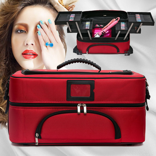 专业美容美发纹绣多层大化妆箱