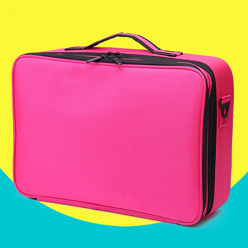 INS风专业大号三层化妆包化妆箱跟妆手提美容纹绣工具包收纳箱子,彩妆/香水/美妆工具,化妆/美容工具,淘宝优惠券,粉丝福利购,淘宝优惠卷