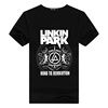 new pattern Lincoln Park T-shirt Music Festival personality men and women Short sleeved T-shirts Half