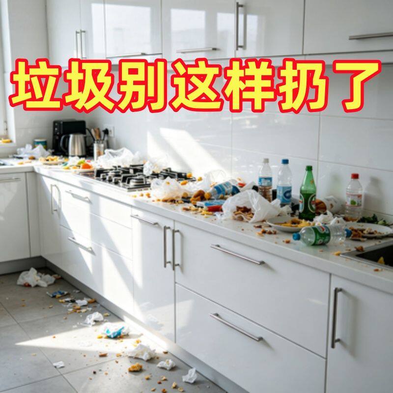 2026新款厨房垃圾桶挂式厨余卫生间壁挂专用免弯腰家用无盖收纳桶