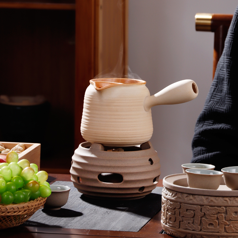 老段烧奶茶花茶户内户外煮茶陶壶