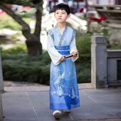 古风武新侠客唐装 汉服男童春秋款 男孩中国风夏装 儿童古装 2026新款