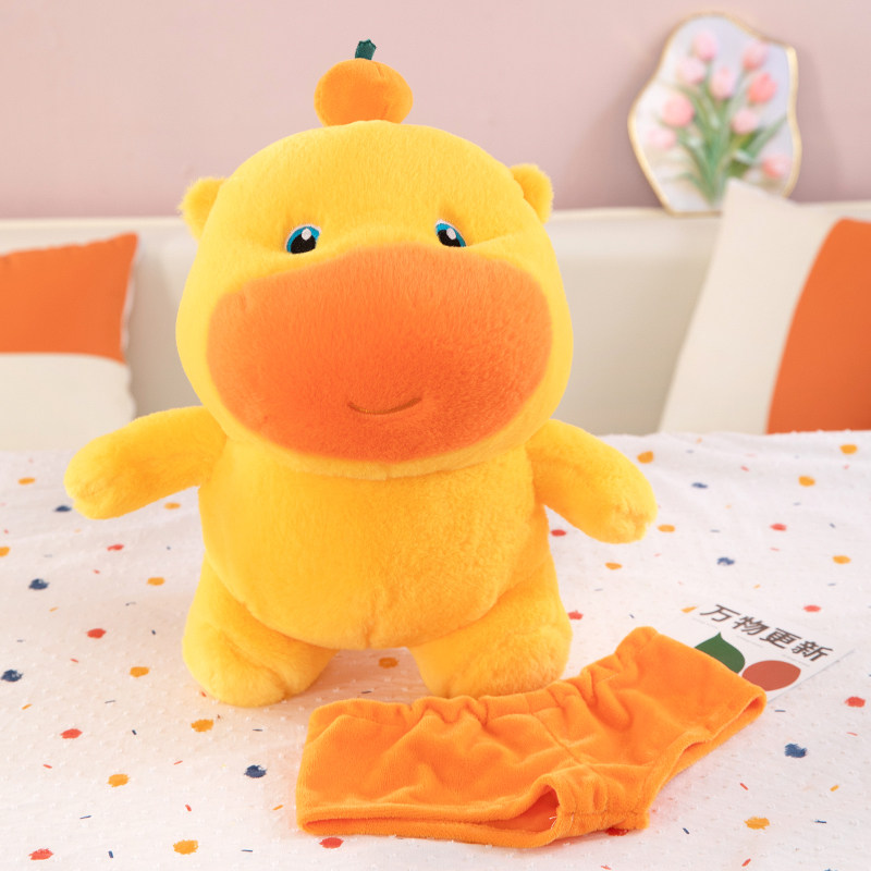 水豚噜噜公仔表情包玩偶六一礼物