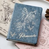 森屿暖树许愿玫瑰点阵A6手账本复古烫金笔记本子日记本记事本