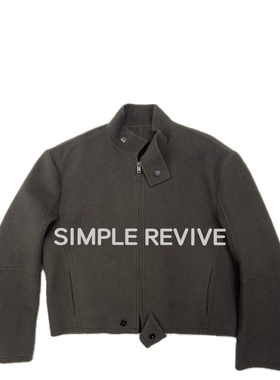 SIMPLE REVIVE 【黑标系列】定织100澳洲羊毛双面呢手缝大衣夹克