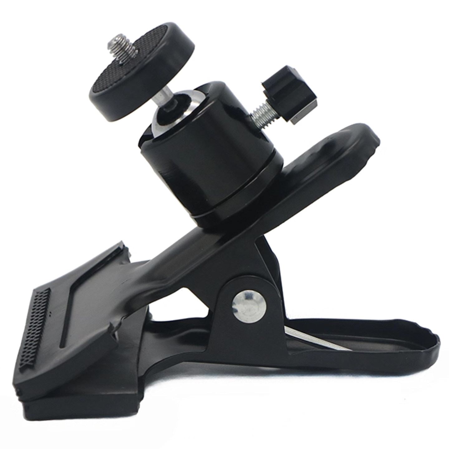 运动相机金属大力夹桌面固定支夹直播视频万向云台支架画板手机夹