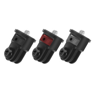 运动相机金属转接头1/4可调节固定座gopro配件转换螺丝摄影支架