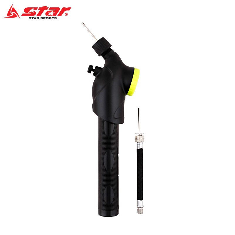 正品STAR/世达多功能双向打气筒XA1085带压力表球类打气针充气筒