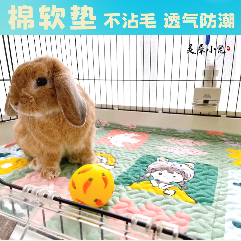 宠物兔子地垫睡觉用动物冬季保暖棉垫子室内兔笼龙猫荷兰猪脚垫,宠物/宠物食品及用品,猫狗垫子,淘宝优惠券,粉丝福利购,淘宝优惠卷