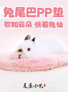 兔尾巴垫宠物兔子窝专用兔兔保暖垫子冬天睡觉豚鼠用品棉窝垫子