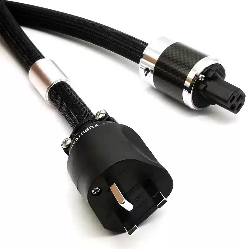 古河PS-950港式英标电源线功放音响英规HIFI进口发烧级品字电源线