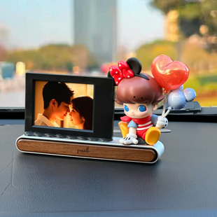 挪车电话牌拍立得车载相框摆件停车号码牌汽车车内显示牌女士专用