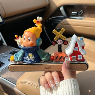 泡泡玛特星星人停车牌临时挪车电话牌diy号码牌2026新款女士专用