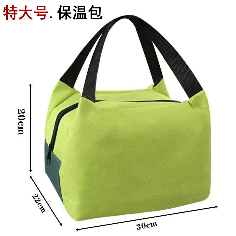 加厚铝箔特大号保温包大容量上班学生带饭便当餐包手提防水饭盒袋