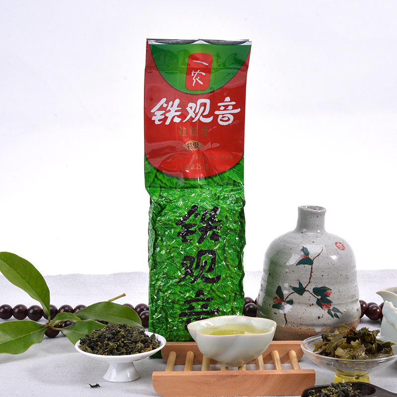 一农安溪乌龙茶铁观音茶叶粒粒香特级清香型250g春季办公室接待茶