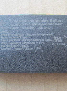 logitech罗技harmony one 880 885 890 915 K43D遥控器电池R-IG7