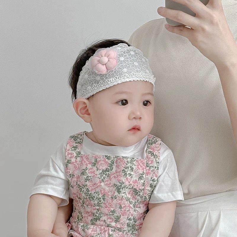 婴儿发带宝宝头饰女童可爱超萌婴儿头发饰甜美可爱公主风囟门帽子