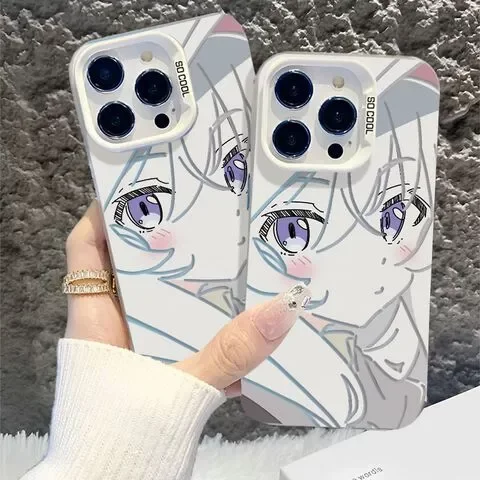 1116新款适用苹果iPhone15手机壳PROMAX1412卡通伊蕾娜13趣味硬壳 - 封面