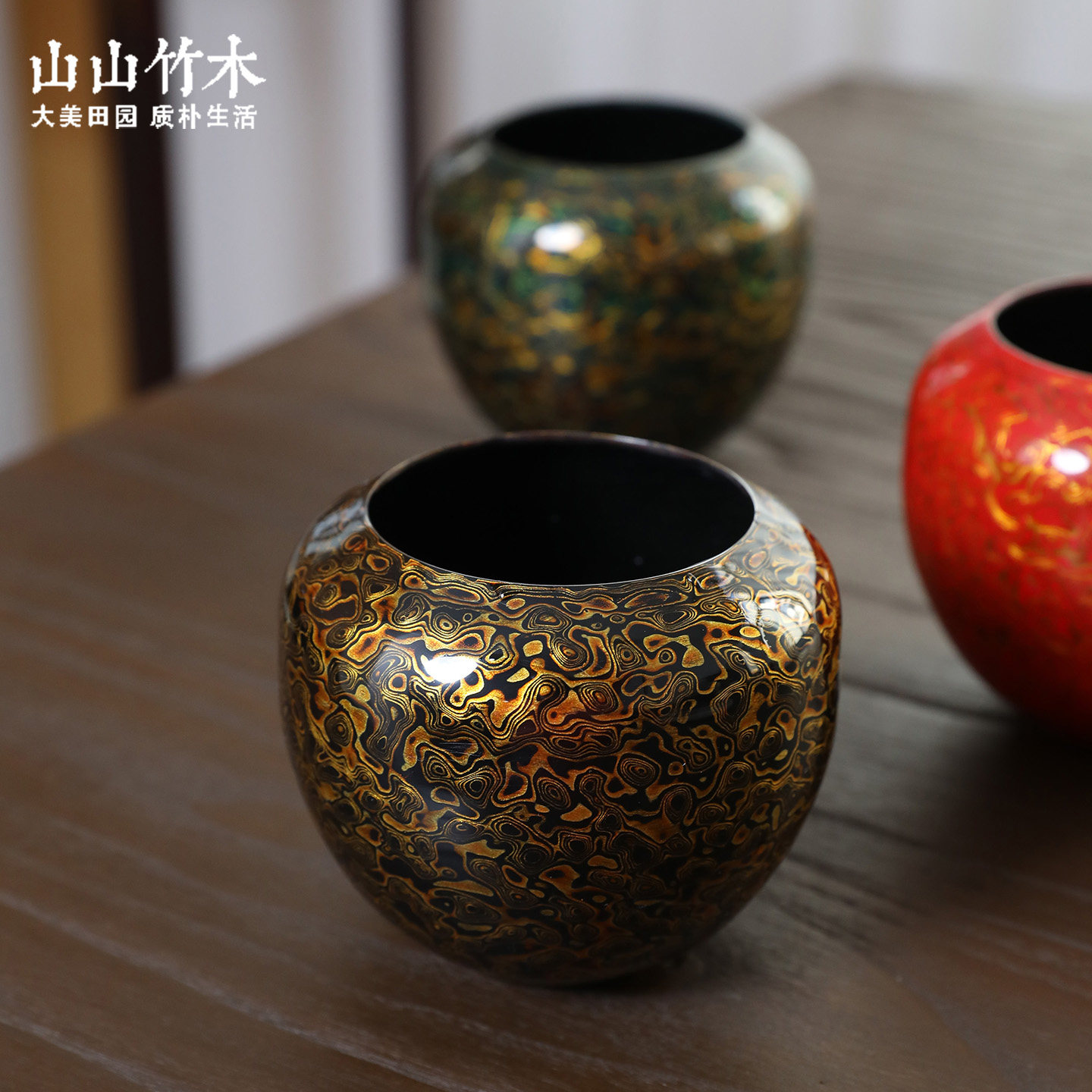 漆器建水虚谷收纳茶渣废水手工漂流漆中式水盂罐茶桌禅意干泡茶席,餐饮具,茶台废水/渣桶,淘宝优惠券,粉丝福利购,淘宝优惠卷