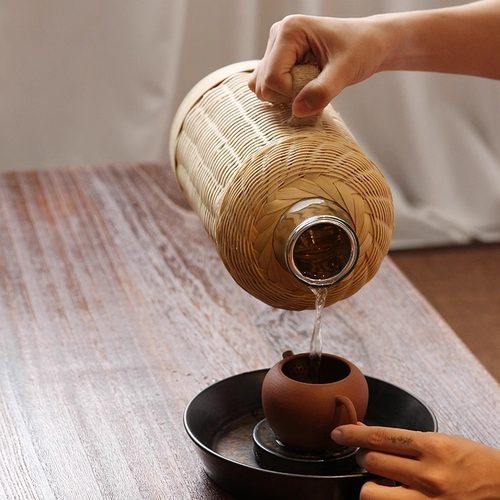 家用热水瓶家用手工竹
