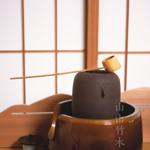 日式风舀水天然竹制零配茶道