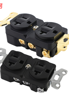 AUDIOSOST古河单晶铜美标电源插座芯 20A墙插 HIFI音响专用86尾座