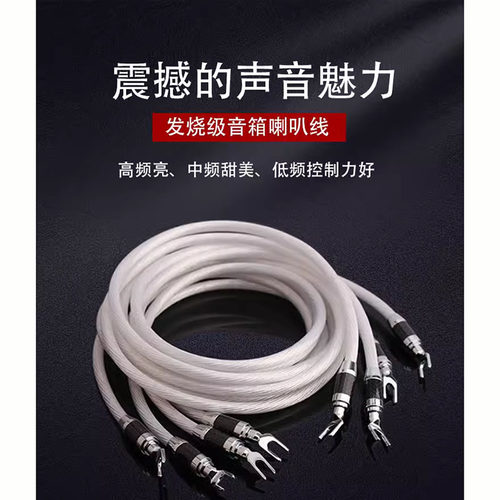 声弦喇叭线音箱线镀纯银