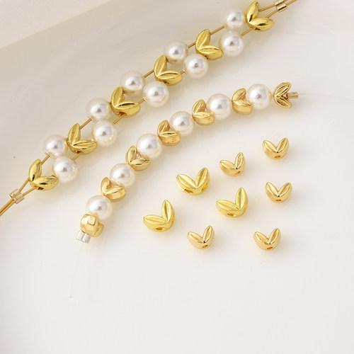 电镀18K真金保色麦穗隔珠