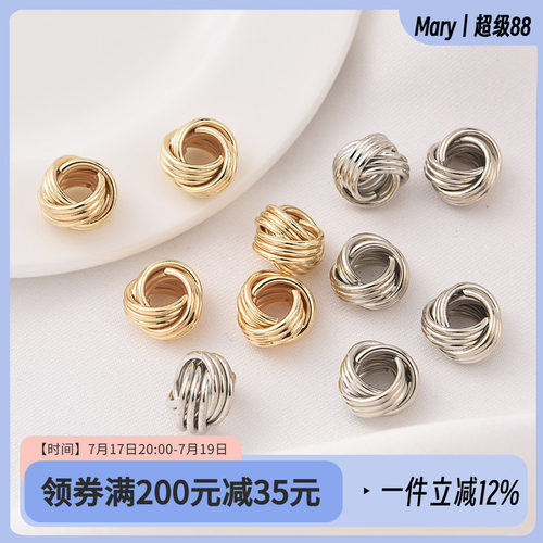 14K包金保色毛线圈隔珠