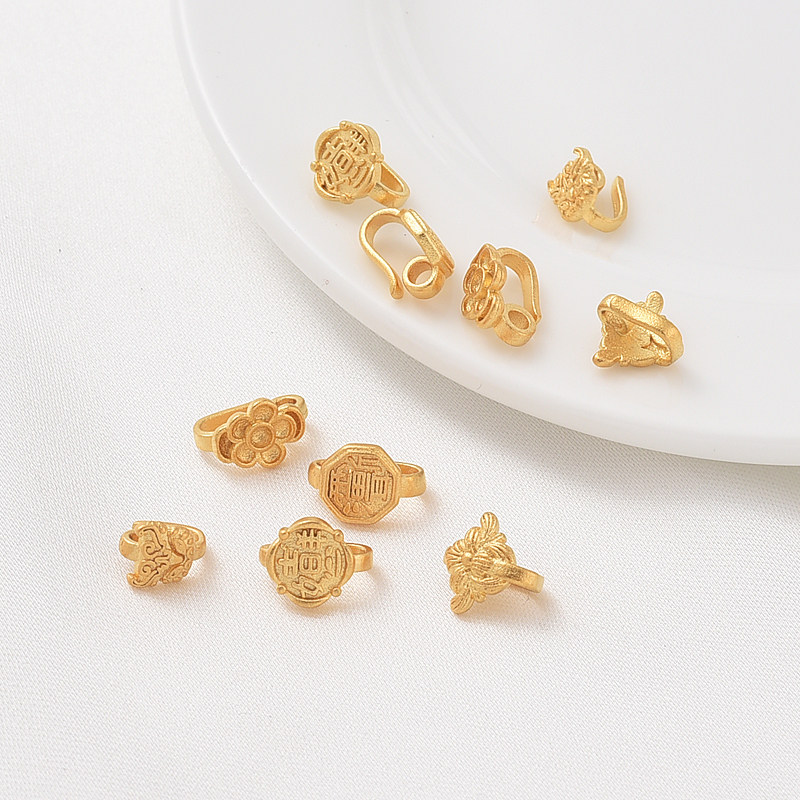 强保色沙金牡丹花挂钩扣手工diy红绳手串收尾扣手链项链连接扣头,饰品/流行首饰/时尚饰品新,扣,淘宝优惠券,粉丝福利购,淘宝优惠卷