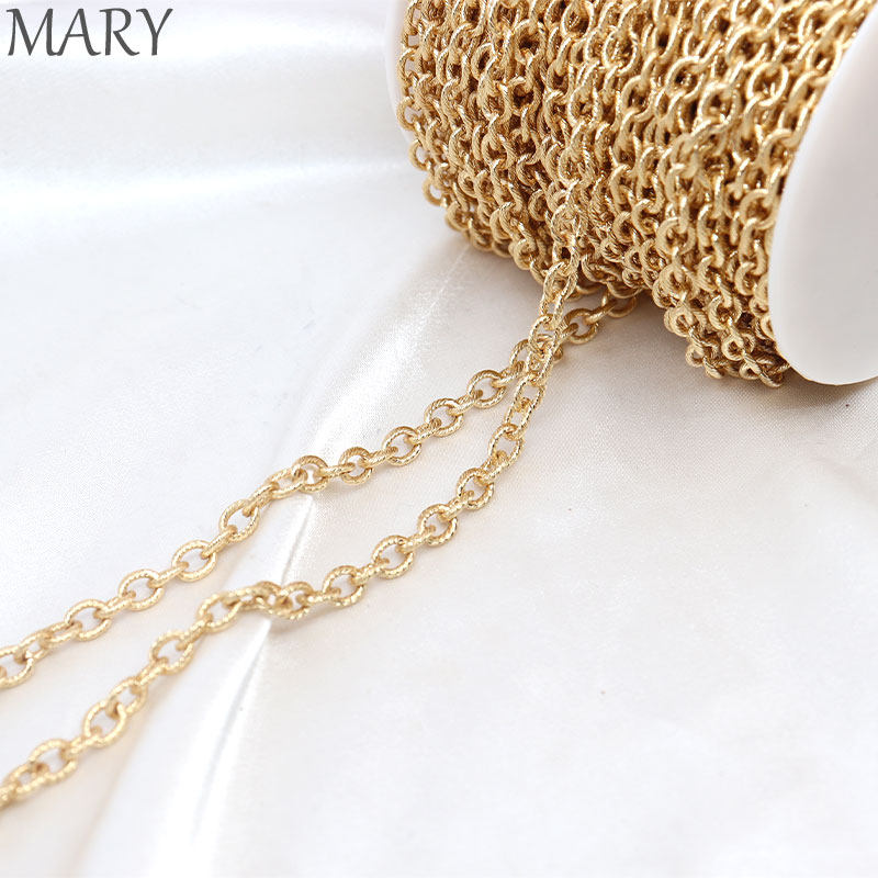 强保色14K包金批花粗犷形O字散链手工diy手链配件镀真金项链裸连,饰品/流行首饰/时尚饰品新,链条,淘宝优惠券,粉丝福利购,淘宝优惠卷